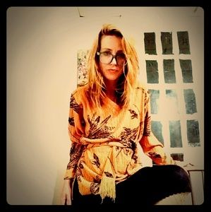 1980's Top & Belt w/fringe